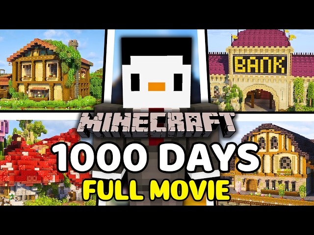 I Survived 1,000 Days in My NEW Minecraft Forever World [FULL MOVIE]