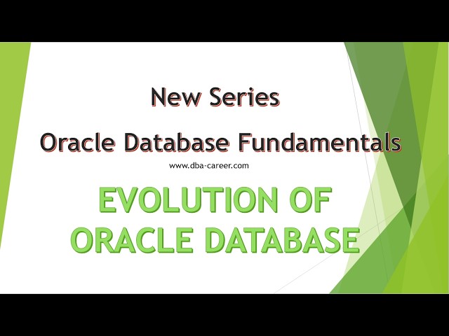 Evolution of Oracle Database: From V2 to 26ai | Oracle Database Fundamentals #1