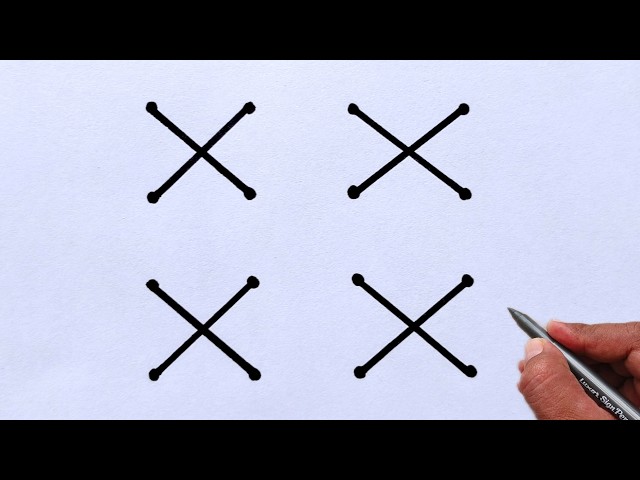 How to Draw XXX Beautiful Design Step by Step | Drawing Tutorial
