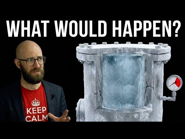 What Happens When You Freeze Water in a Container So Strong It Can’t Expand?
