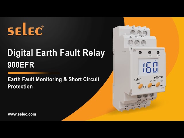 Discover Selec 900EFR-BL-U-CE Digital Earth Fault Relay: Your Ultimate Protection Solution