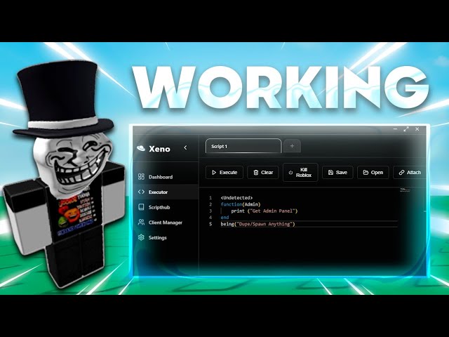 Roblox Executor XENO Exploit has UPDATED for FREE - (98% sUNC) Working 2025