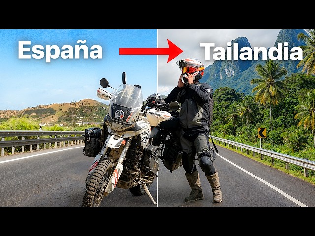 Viajé SOLO de ESPAÑA a TAILANDIA en MOTO | Película Completa | Vuelta al mundo
