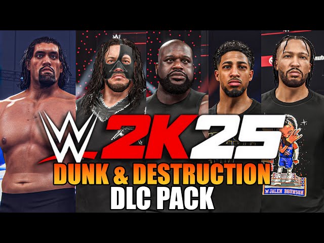 WWE 2K25 - Dunk & Destruction DLC Pack All Entrances, Finishers, & Victories