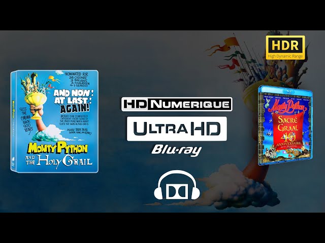 [HDR Required] Monty Python and the Holy Grail : 4K Ultra HD vs Blu-ray Comparison [ATMOS Preview 🎧]