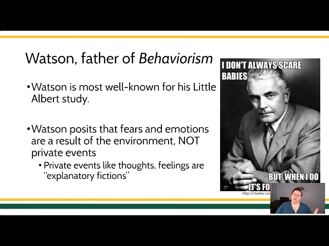 The History of Behavior Analysis