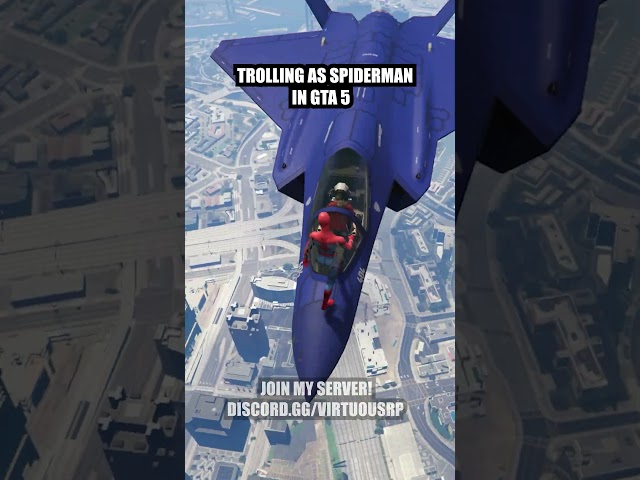Spiderman Trolls in GTA 5 #gta5rp