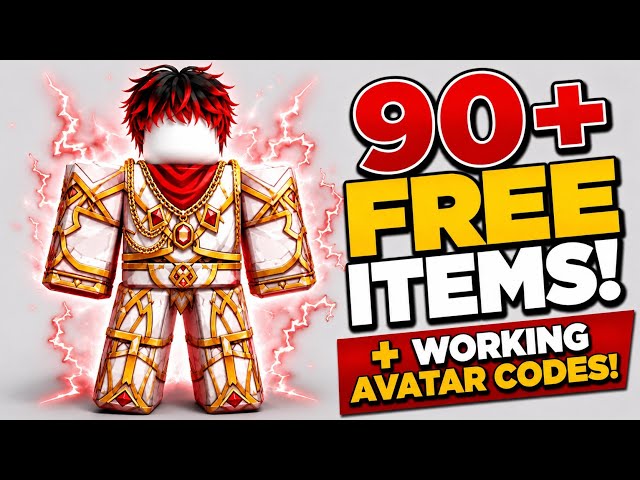 HURRY! GET 90+ FREE ITEMS IN ROBLOX! 🤫 (FREE AVATAR CODES + WORKING PROMOCODES) 2026!