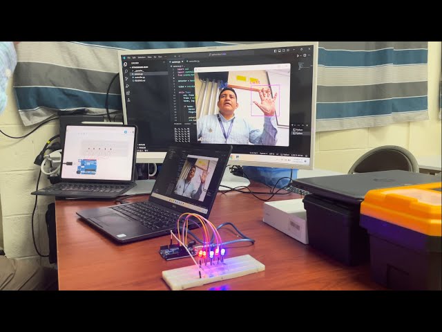 Detección de manos en Python para controlar Arduino por medio Machine Learning