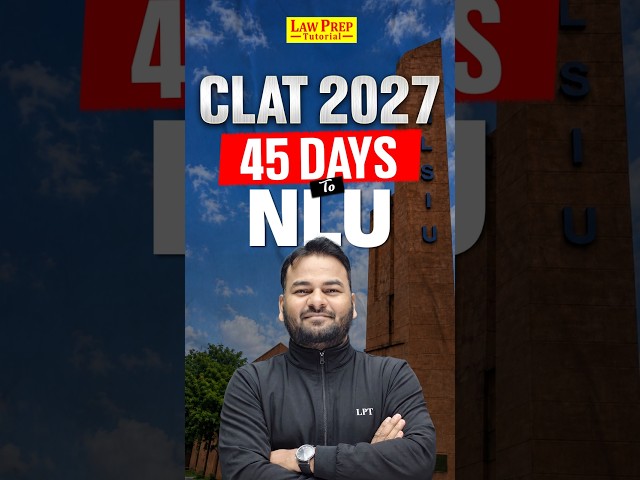 45 Days to CLAT 2027! 5 Seating Arrangement Rules You Need