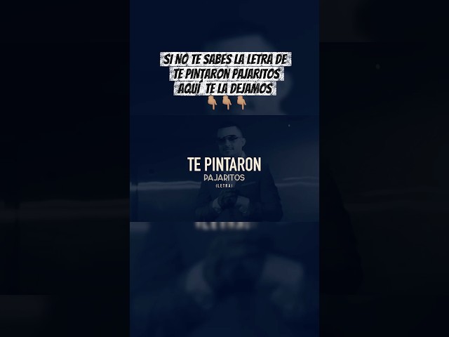 AÚN NO TE SABES LA LETRA DE TE PINTARON PAJARITOS??? #yandaryyostin #tepintaronpajaritos