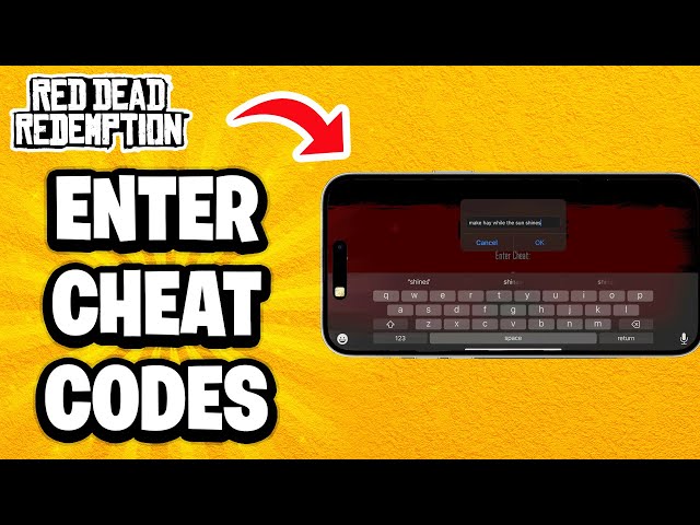 How To Enter Cheat Codes In Red Dead Redemption Mobile (Android & iOS) - RDR Mobile Cheats