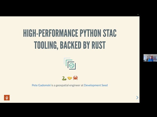 High-performance Python STAC tooling, backed by Rust