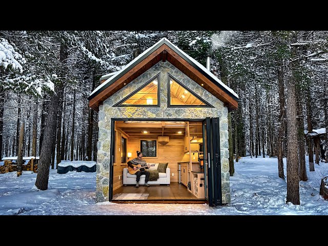 Building a COZY CABIN IN THE WOODS