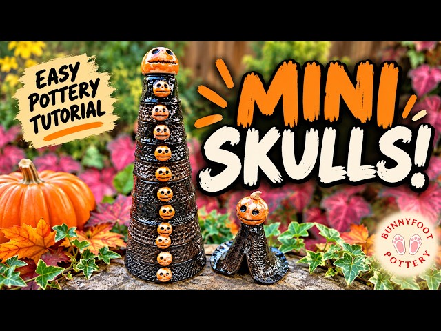 How to Make a Spooky Halloween Pottery Tree (Easy Hand Building Tutorial!)