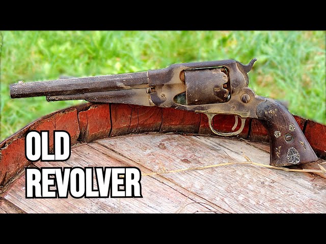 ARMS RESTORATION: antique REVOLVER || Rust Gun to Shine ||  Como Restaurar un revolver oxidado ASMR