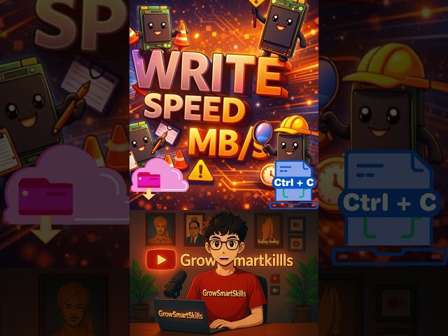 👩‍💻SSD Read vs Write Speed का असली सच! 🚀 कितनी रफ़्तार मिलेगी? #shorts #viral #growsmartskills