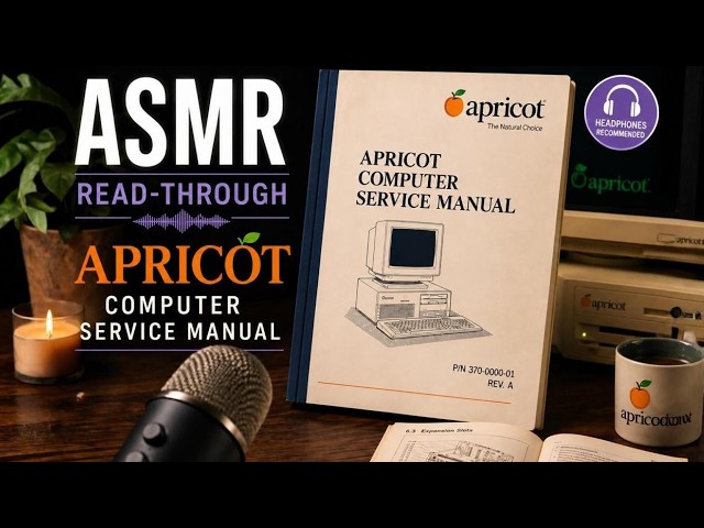 Reading the 1983 Apricot Computer Service Manual (Monotone, For Sleep)