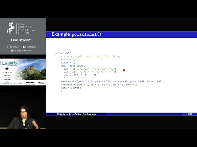 Sónia Surgy 'The maximisation of the genetic gains of the polyclonal selection in grapevine ...'