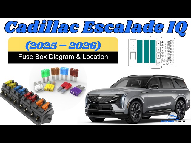 Fuse Box Location & Diagrams: Cadillac Escalade IQ (2025 – 2026) Owner's Manual
