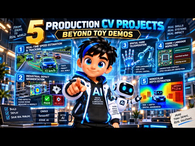 5 Production-Grade Computer Vision Projects for Edge AI || seeb4coding #ai #python #opencv