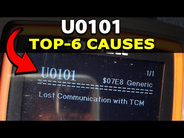 How To Fix U0101 Fault Code: Lost Communication with TCM (Transmission Control Module). TOP-6 Causes