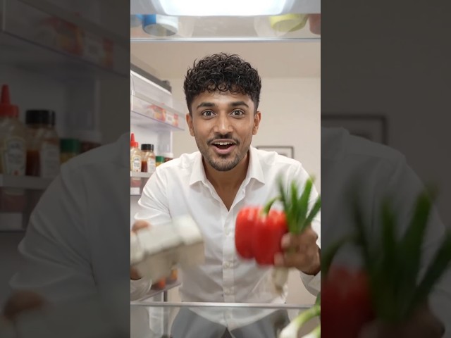 Make me film a cooking tutorial using food I find in my fridge @StyliesVs #fypシ