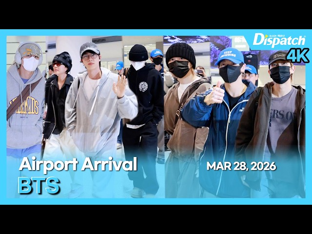 BTS, Incheon International Airport ARRIVAL