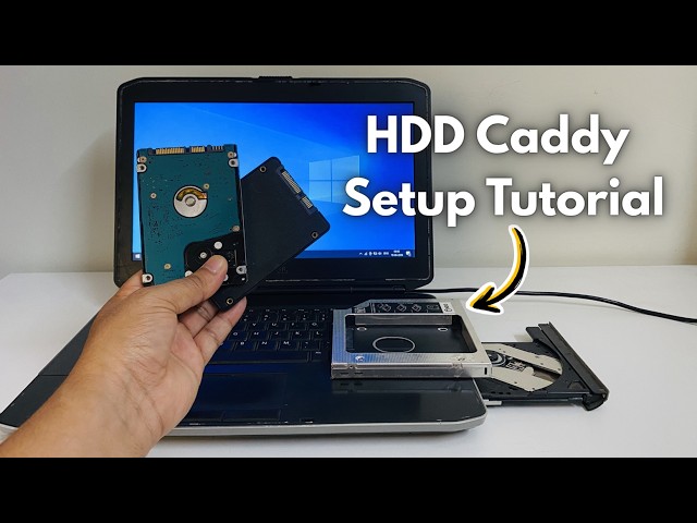 How to Install an HDD/SSD Caddy in Your Laptop? 9.5mm vs 12.7mm Complete Guide
