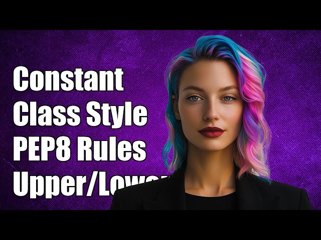 Constant class attribute style according to PEP8: uppercase or lowercase?