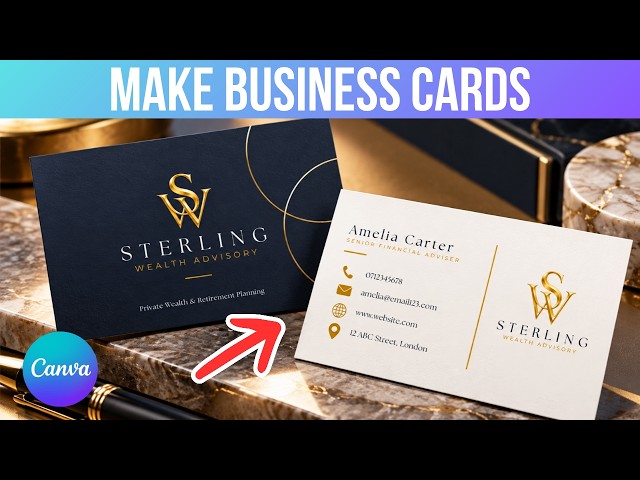 How To Make A Business Card In Canva (Full Guide)