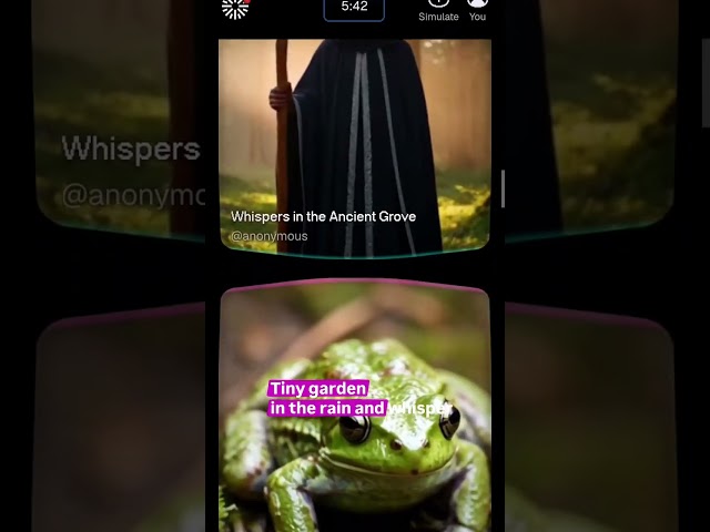 Dreamworlds activity - a glimpse to the future of interactive videos