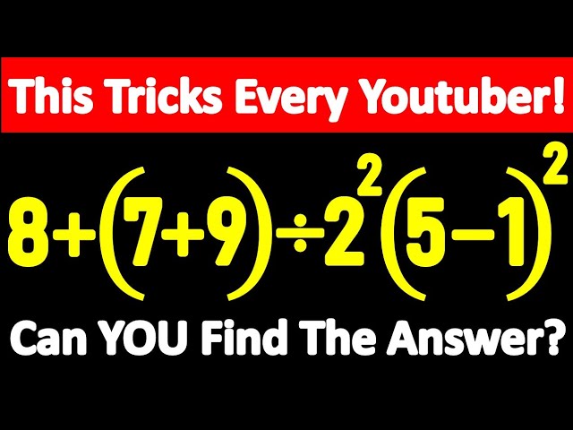 🥇 Don't Answer Too Fast! 99% of People Get It WRONG! Can You Solve It? 🤔