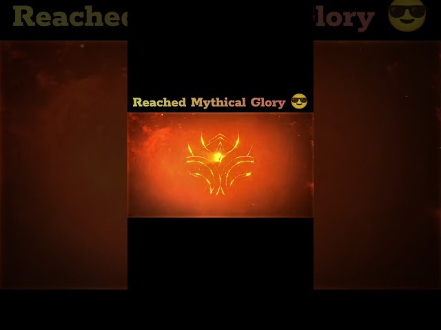 Finally reached Mythical Glory 😁 #mlbb