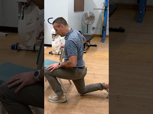 Isometric lunge - Exercise to strengthen tendons and ligaments w/ Prof. Keith Baar