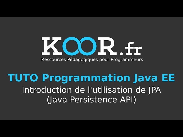 Java EE TUTORIAL - Introduction to using JPA