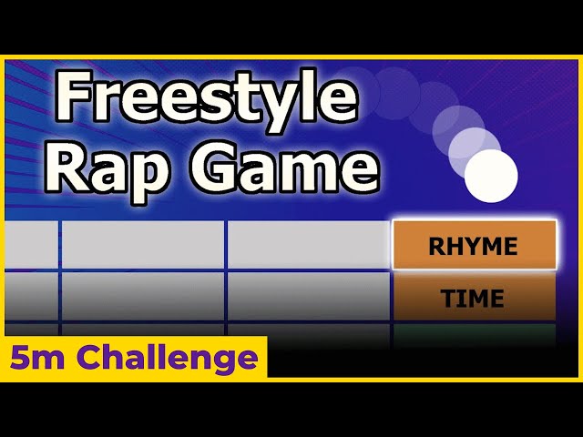 How to Freestyle Rap: Learn in 5-minutes a day