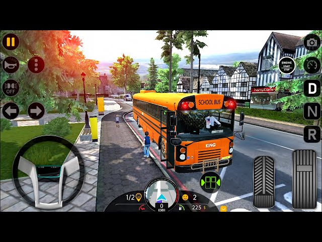 Coach Bus Realistic Driving: New Multiplayer - New School Bus Simulator 2023 - Android GamePlay #3