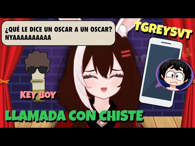 TGREYS LE CUENTA SU CHISTE MÁS RANCIO A KEY BOY POR UNA RULETA [TGREYSVT]