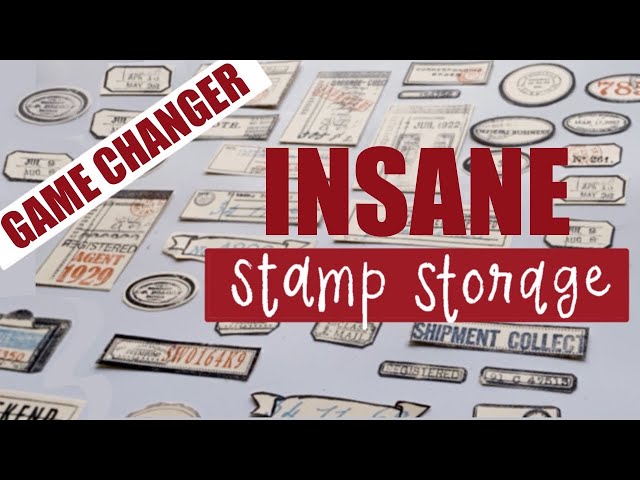 I CRACKED THE CODE! The BEST EVER Stamp Organization For Cling Clear and Rubber Stamps!