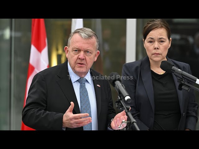 Danish Foreign Minister says there's a 'fundamental disagreement' with Trump over Greenland