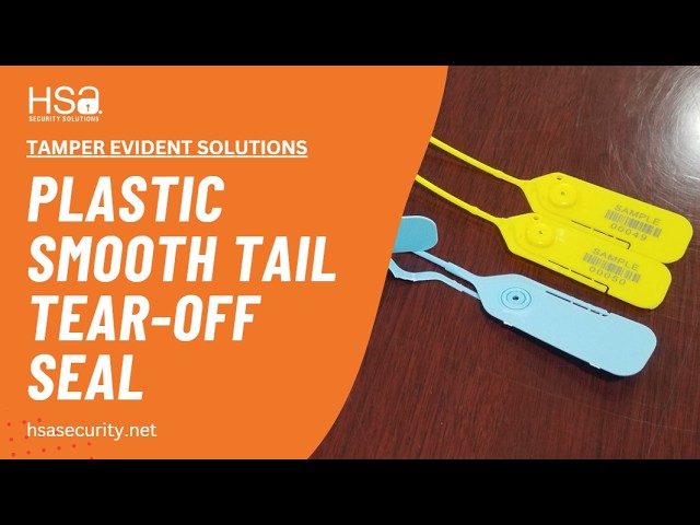Plastic Smooth Tail Tear-Off Seal 550mm – Long-Length Tamper-Evident Security Seal