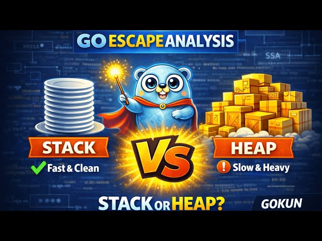 Go Compiler Internals: Escape Analysis, Stack vs Heap #GoLang#EscapeAnalysis#GoCompiler