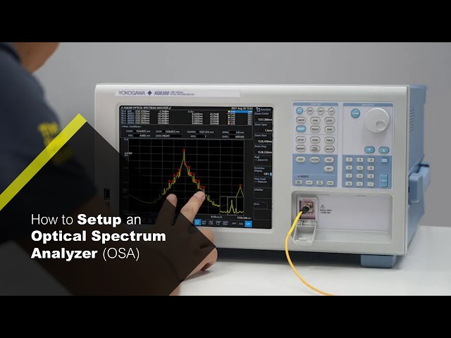How to Setup an Optical Spectrum Analyzer (OSA) | Installation & Wavelength Calibration