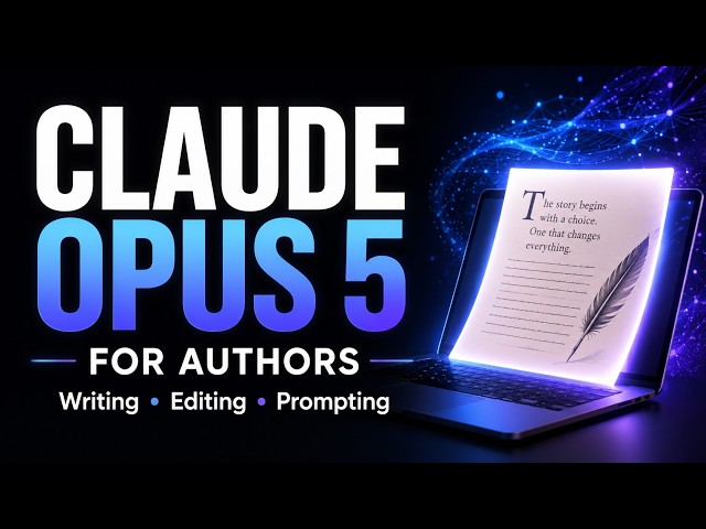 Claude Opus 5 for Authors Writing, Editing & Prompting AI | Episode 40