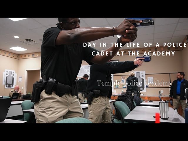What a day in the Life of a Police Cadet at the Academy looks like