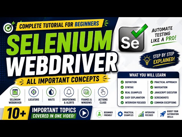 Selenium WebDriver Explained: Everything You Need to Know