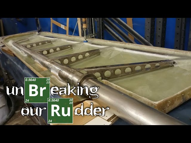 How We Rebuilt Our Boats Rudder