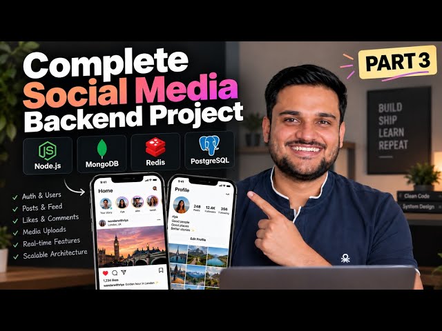 Advance Social Media Backend Project - Part 3