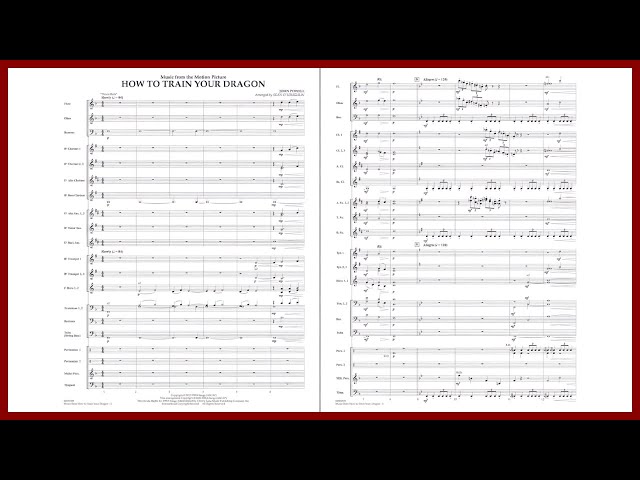 Music from How To Train Your Dragon by John Powell | Arr. Sean O'Loughlin